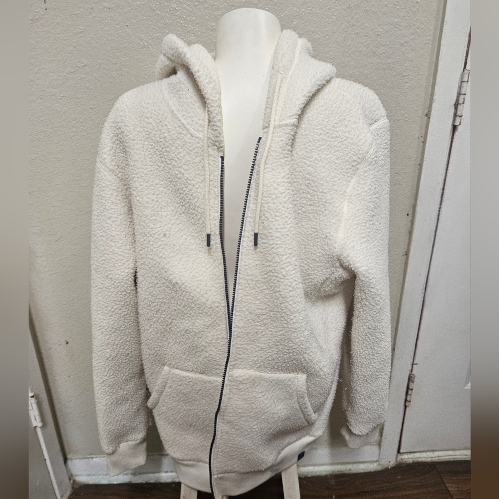 Southern Tide Cream Sherpa Jacket XL